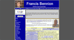 Desktop Screenshot of francisbennion.com